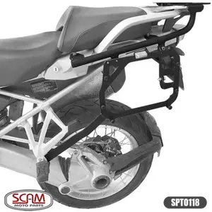 Imagem 2 de Suporte Lateral Scam BMW R 1200 GS (2013-2019) / R 1250 GS (apartir de 2019) Preto - SPTO118