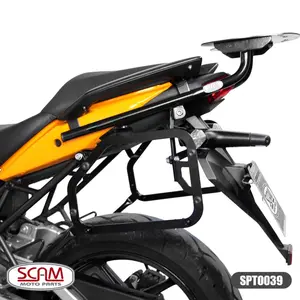 Imagem 2 de Suporte Lateral Scam Kawasaki Versys 650 (2010-2014) Preto - SPTO039