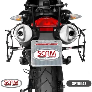 Imagem 3 de Suporte Lateral Scam BMW G650GS (apartir de 2009) Preto - SPTO047