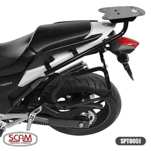 Imagem 4 de Suporte Lateral Scam BMW NC700X/NC750X (2013-2015) Preto - SPTO051