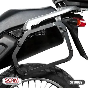 Imagem 4 de Suporte Lateral Scam Yamaha Tenéré 250 (2011-2015) Preto - SPTO082