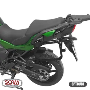 Imagem 3 de Suporte Lateral Scam Kawasaki Versys 1000/Tourer (apartir de 2015) Preto - SPTO158