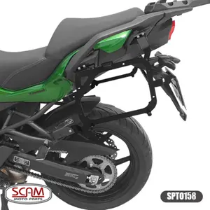 Imagem 2 de Suporte Lateral Scam Kawasaki Versys 1000/Tourer (apartir de 2015) Preto - SPTO158