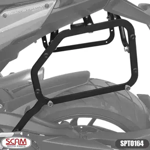 Imagem 1 de Suporte Lateral Scam Ducati Multistrada 1200 (2010-2015) Preto - SPTO164