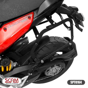 Imagem 2 de Suporte Lateral Scam Ducati Multistrada 1200 (2010-2015) Preto - SPTO164