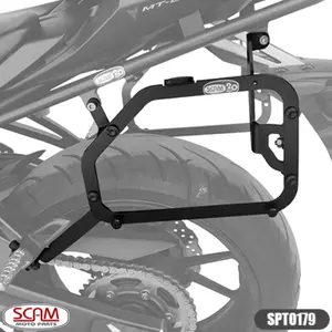 Suporte Lateral Scam Yamaha MT07 (apartir de 2015) Preto - SPTO179