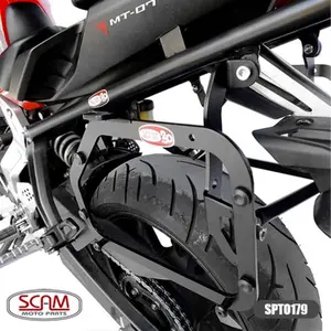 Imagem 4 de Suporte Lateral Scam Yamaha MT07 (apartir de 2015) Preto - SPTO179