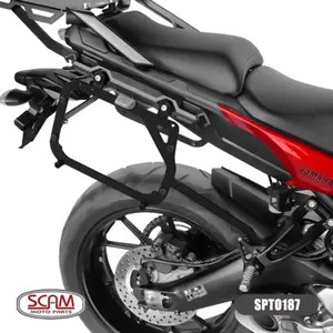 Imagem 3 de Suporte Lateral Scam Yamaha MT09 Tracer (2017-2018) Preto - SPTO187