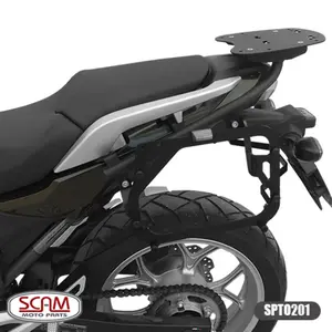 Imagem 2 de Suporte Lateral Scam Honda NC700X/NC750X (2016-2021) Preto - SPTO201