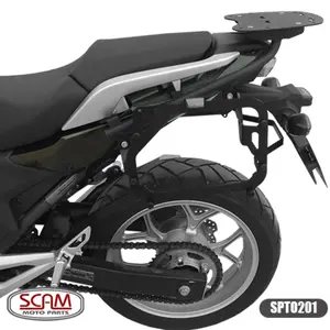 Imagem 3 de Suporte Lateral Scam Honda NC700X/NC750X (2016-2021) Preto - SPTO201