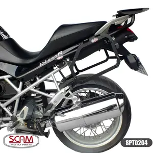 Imagem 2 de Suporte Lateral Scam BMW R 1200 R (2004-2012) Preto - SPTO204