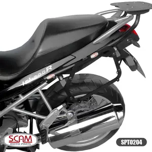 Imagem 3 de Suporte Lateral Scam BMW R 1200 R (2004-2012) Preto - SPTO204