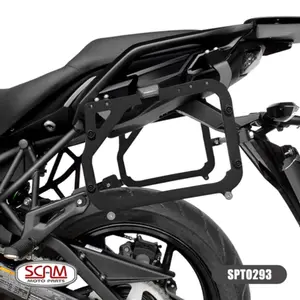 Imagem 3 de Suporte Lateral Scam Kawasaki Versys 650/Tourer (apartir de 2015) Preto - SPTO293