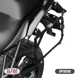 Imagem 2 de Suporte Lateral Scam Kawasaki Versys 650/Tourer (apartir de 2015) Preto - SPTO293