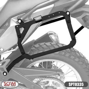 Suporte Lateral Scam Kawasaki Versys X300 (apartir de 2018) Preto - SPTO335