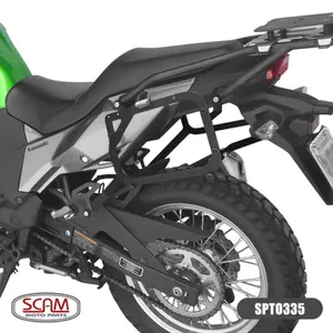 Imagem 3 de Suporte Lateral Scam Kawasaki Versys X300 (apartir de 2018) Preto - SPTO335