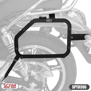Suporte Lateral Scam Haojue Chopper Road 150 (apartir de 2018) Preto - SPTO396