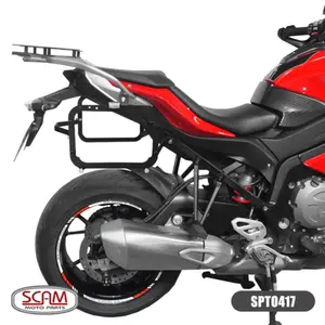Imagem 3 de Suporte Lateral Scam BMW S1000XR (apartir de 2016) Preto - SPTO417