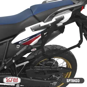 Imagem 2 de Suporte Lateral Scam Honda Africa Twin CRF1000L (2017-2018) Preto - SPTO433