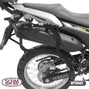 Imagem 2 de Suporte Lateral Scam Yamaha Lander 250 (apartir de 2019) Preto - SPTO442
