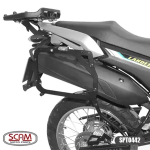 Imagem 3 de Suporte Lateral Scam Yamaha Lander 250 (apartir de 2019) Preto - SPTO442