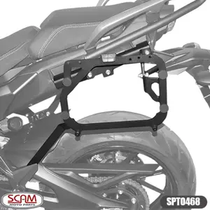 Imagem 1 de Suporte Lateral Scam Yamaha Tracer 900 GT (apartir de 2020) Preto - SPTO468