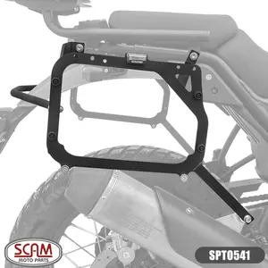 Suporte Lateral Scam Royal Enfield Himalayan (apartir de 2018) / Scram 411 (apartir de 2023) Preto - SPTO541