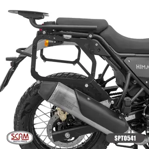 Imagem 3 de Suporte Lateral Scam Royal Enfield Himalayan (apartir de 2018) / Scram 411 (apartir de 2023) Preto - SPTO541