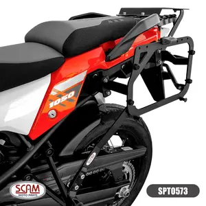 Imagem 3 de Suporte Lateral Scam Suzuki V-Strom 1050 XT (apartir de 2022) Preto - SPTO573
