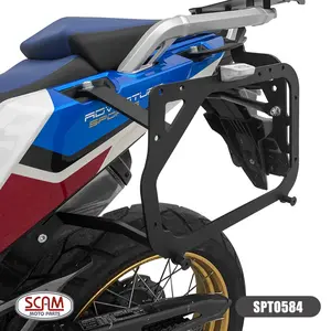 Imagem 2 de Suporte Lateral Scam Honda Africa Twin CRF1000L ADV Sports (apartir de 2021) / Africa Twin CRF1000L (apartir de 2023) Preto - SPTO584