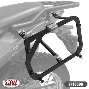 Imagem 1 de Suporte Lateral Scam Dafra NH190 (apartir de 2020) Preto - SPTO598