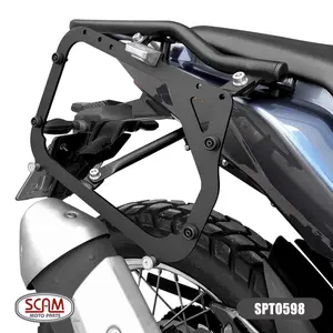Imagem 3 de Suporte Lateral Scam Dafra NH190 (apartir de 2020) Preto - SPTO598