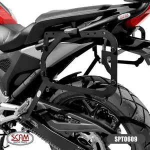 Imagem 2 de Suporte Lateral Scam Honda NC750X (apartir de 2022) Preto - SPTO609