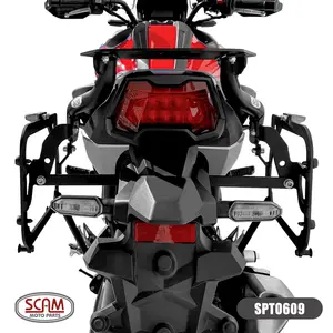 Imagem 3 de Suporte Lateral Scam Honda NC750X (apartir de 2022) Preto - SPTO609