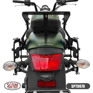 Imagem 3 de Suporte Lateral Scam Kawasaki Vulcan 650 (apartir de 2015) Preto - SPTO670