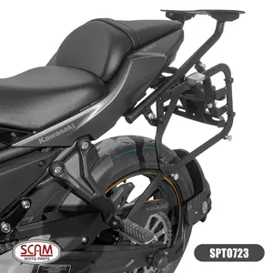 Imagem 3 de Suporte Lateral Scam Kawasaki Ninja 650/Z650 (apartir de 2017) Preto - SPTO723