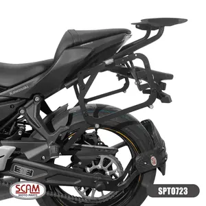 Imagem 2 de Suporte Lateral Scam Kawasaki Ninja 650/Z650 (apartir de 2017) Preto - SPTO723
