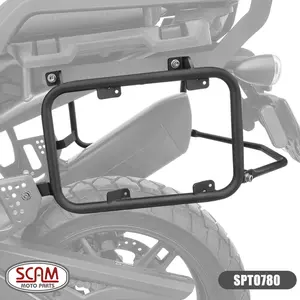 Imagem 1 de Suporte Lateral Scam Harley Davidson Pan America (apartir de 2022) Preto - SPTO780