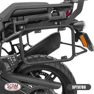 Imagem 3 de Suporte Lateral Scam Harley Davidson Pan America (apartir de 2022) Preto - SPTO780
