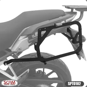 Imagem 1 de Suporte Lateral Scam Honda CB500X (apartir de 2013) Preto - SPTO102