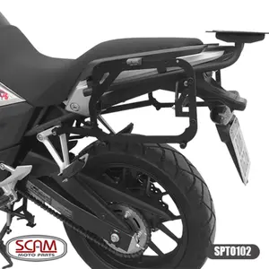 Imagem 3 de Suporte Lateral Scam Honda CB500X (apartir de 2013) Preto - SPTO102