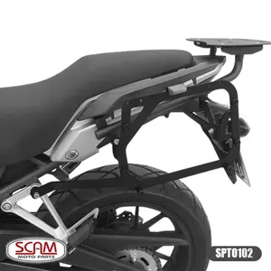 Imagem 2 de Suporte Lateral Scam Honda CB500X (apartir de 2013) Preto - SPTO102