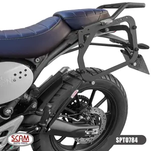 Imagem 2 de Suporte Lateral Scam Triumph Speed 400/Scrambler 400 (apartir de 2024) Preto - SPTO784