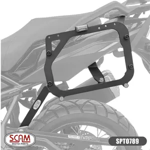Imagem 1 de Suporte Lateral Scam Suzuki V-Strom 800 (apartir de 2024) Preto - SPTO789