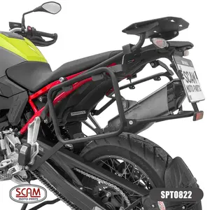 Imagem 3 de Suporte Lateral Scam BMW F900GS (apartir de 2025) Preto - SPTO822