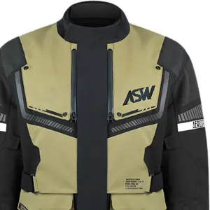Imagem 2 de Jaqueta ASW Tectonic - Preto/Caqui/Branco (100% Impermeável)