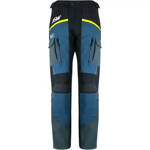 Imagem 1 de Calça ASW Tectonic - Preto/Chumbo/Azul/Amarelo Fluor (100% Impermeável)