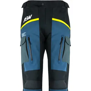 Imagem 3 de Calça ASW Tectonic - Preto/Chumbo/Azul/Amarelo Fluor (100% Impermeável)