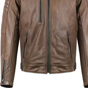 Imagem 4 de Jaqueta ASW Topgun Marrom (Couro)