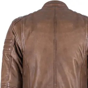 Imagem 3 de Jaqueta ASW Topgun Marrom (Couro)